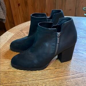Luck Brand Black Ankle Boots